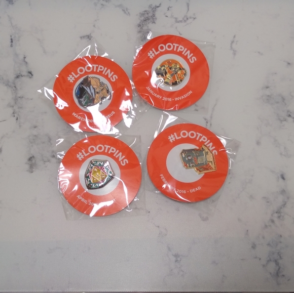 Loot Crate Other - Loot Crate Pins Set of 4 LootPins